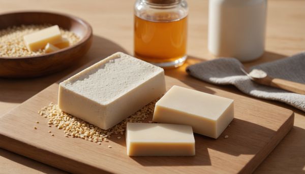 Exfoliant solide au lait de chèvre bio : un éclat naturel révélateur